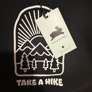 Little & Lively Kids' Black 'Take a Hike' Sweatshirt